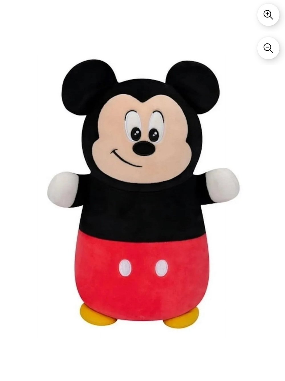 Disney Squishmallow Mickey Mouse Plush Toy - Black, Red, Yellow, Cream, White‎